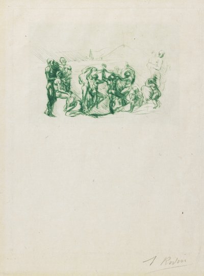 La Ronde, c. 1883-1884 by Auguste Rodin